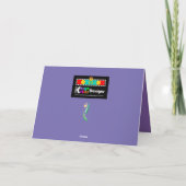 Tulips Sympathy Card Karte (Rückseite)