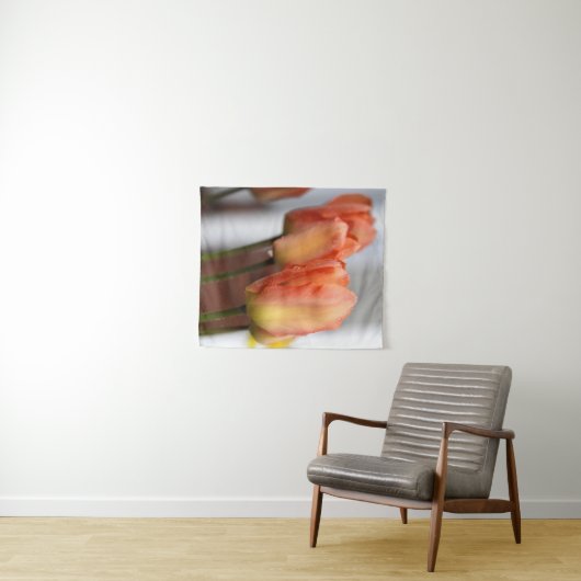 Tulips Tapestry Wandteppich (Beispiel (Horizontal))
