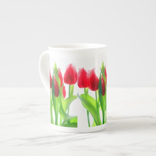 Tulips-Tasse Porzellantasse (Vorderseite Links)