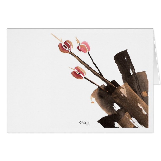 Tulips Three Card (Vorderseite (Horizontal))
