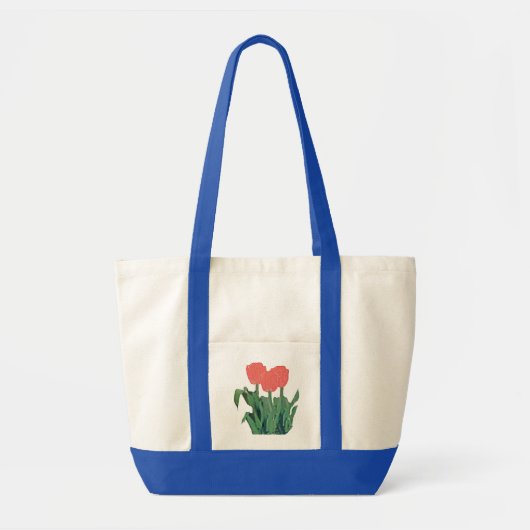 Tulips Three-Red Tragetasche (Vorne)