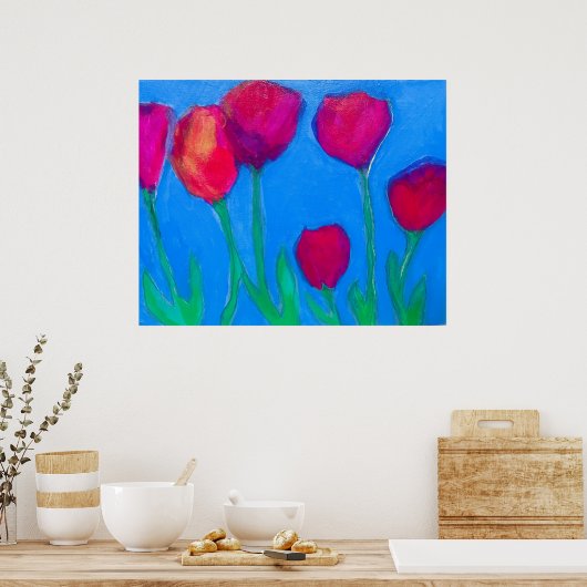 Tulips, Tulips, Tulips Poster (Küche)