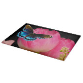 Tulips und Butterfly Schneidebrett (Ecke)