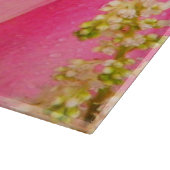Tulips und Butterfly Schneidebrett (Ecke)