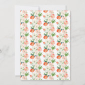 Tulips und Daffodien Frühling Save the Date (Rückseite)