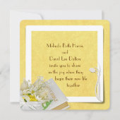 Tulips und Daisies Einladung (Vorderseite)