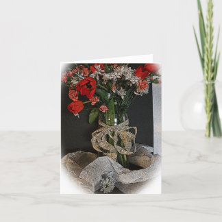 Tulips und Daisies Karte