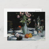 Tulips und ein Kaffeekopf | Samuel John Peploe Postkarte (Vorne/Hinten)