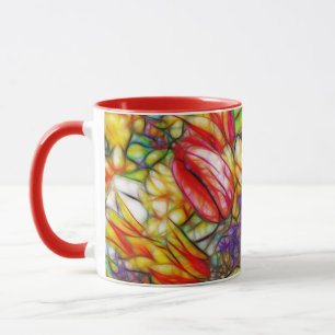 Tulips und Kaffee-Tasse aus Edelstahl Tasse
