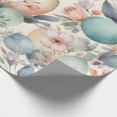 Tulips und Ostereier Geschenkpapier (Ecke)