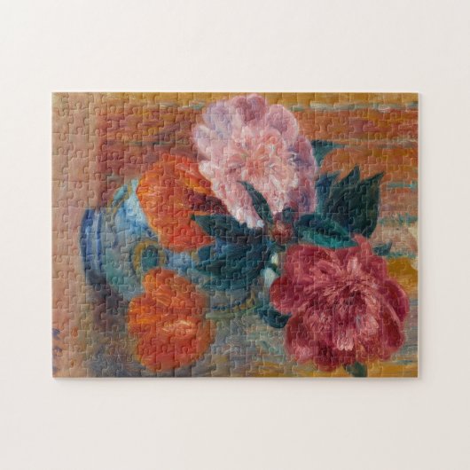 Tulips und Peonies | William James Glackens Puzzle (Horizontal)