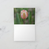 Tulips und Schrift Karte (Innenseite)