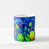 Tulips Van Gogh Style Kaffeetasse (Mittel)