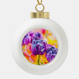 Tulips verzaubern 14 keramik Kugel-Ornament