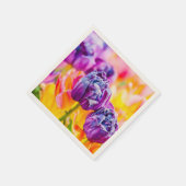 Tulips verzaubern 14 serviette (Ecke)