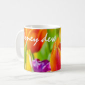 Tulips Verzaubern Anpassbar Kaffeetasse (Vorderseite Links)