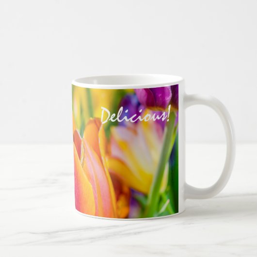 Tulips Verzaubern Anpassbar Kaffeetasse (Rechts)