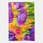 Tulips verzaubern Deep Pink Handtuch (Vertikal)