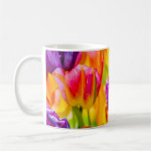 Tulips verzaubern Deep Pink Kaffeetasse (Links)