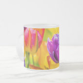 Tulips verzaubern Deep Pink Mattglastasse (Vorderseite Links)