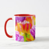 Tulips verzaubern Deep Pink Tasse (Links)