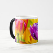 Tulips verzaubern Deep Pink Verwandlungstasse (Vorderseite Links)
