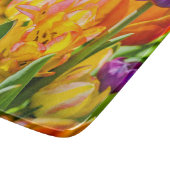 Tulips Verzauberung 01 Schneidebrett (Ecke)