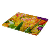 Tulips Verzauberung 01 Schneidebrett (Ecke)