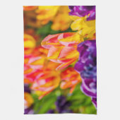 Tulips-Verzauberung Geschirrtuch (Vertikal)