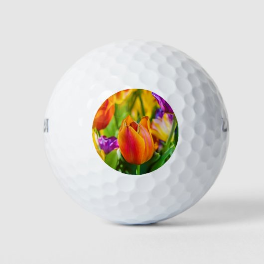 Tulips-Verzauberung Golfball (Vorderseite)