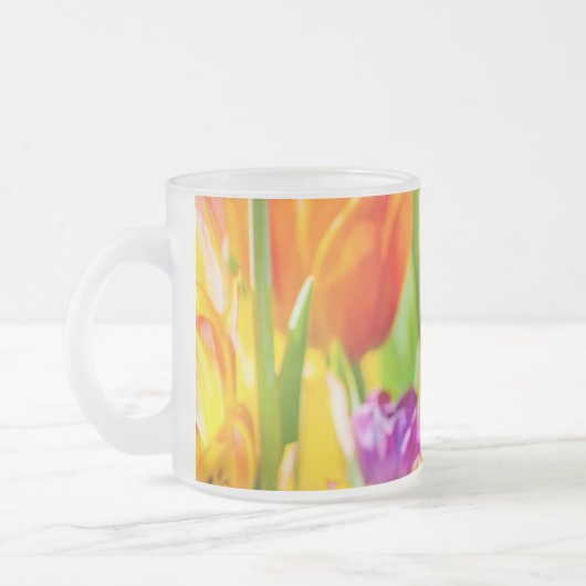 Tulips-Verzauberung Mattglastasse (Links)