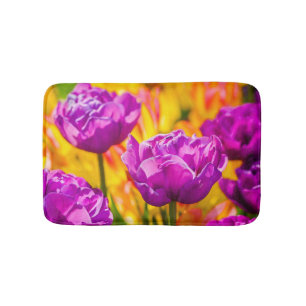 Tulips Verzauberung Violet Badematte