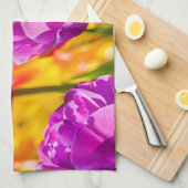 Tulips Verzauberung Violet Küchentuch (Viertel Falte)