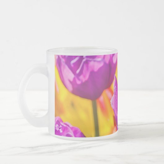Tulips Verzauberung Violet Mattglastasse (Links)