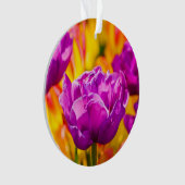 Tulips Verzauberung Violet Ornament (Vorderseite)