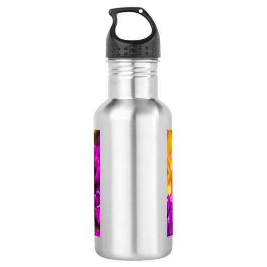 Tulips Verzauberung Violet Trinkflasche (Rückseite)