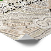 Tulips Viola ~ Sprichwörter 3:5-6 Poster (Ecke)