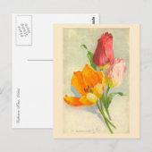 Tulips von Catherine Klein Postkarte (Vorne/Hinten)