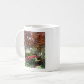 Tulips von Dappled Fence Kaffeetasse (Vorderseite Links)