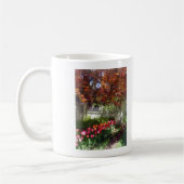 Tulips von Dappled Fence Kaffeetasse (Links)