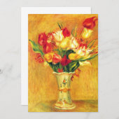 Tulips von Pierre Renoir, Vintager Impressionismus (Vorne/Hinten)