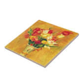 Tulips von Pierre Renoir, Vintager Impressionismus Fliese (Seite)