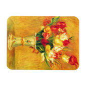 Tulips von Pierre Renoir, Vintager Impressionismus Magnet (Horizontal)