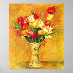 Tulips von Pierre Renoir, Vintager Impressionismus Poster