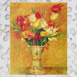 Tulips von Pierre Renoir, Vintager Impressionismus Puzzle