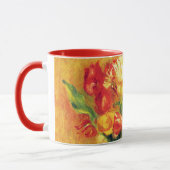 Tulips von Pierre Renoir, Vintager Impressionismus Tasse (Links)