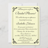 Tulips von Pierre Renoir, Vintages Brautparty Einladung (Rückseite)