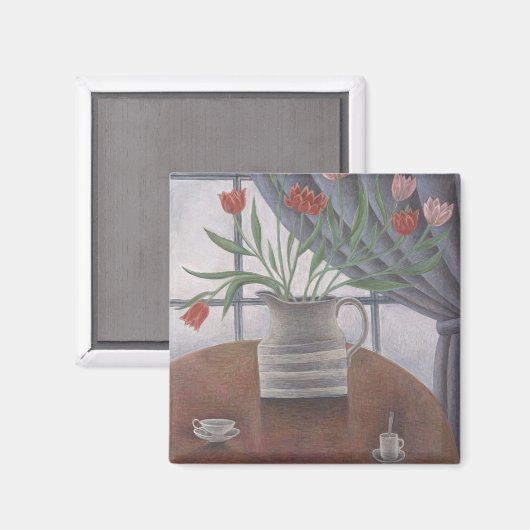 Tulips Vorhang Cups 2002 Magnet (Vorderseite/Rückseite)