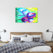 Tulips Wasserfarbe auf Leinwand (Insitu (Schlafzimmer))