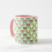 Tulips White Tasse (Vorderseite Links)